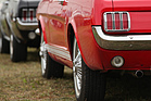 Erkennungsmerkmal dreiteilige Heckleuchten beim Ford Mustang - OSMT Zug September 2015