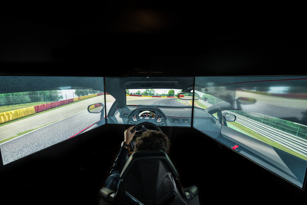 Erlebnisse auf dem Simulator - Museo Automobili Lamborghini