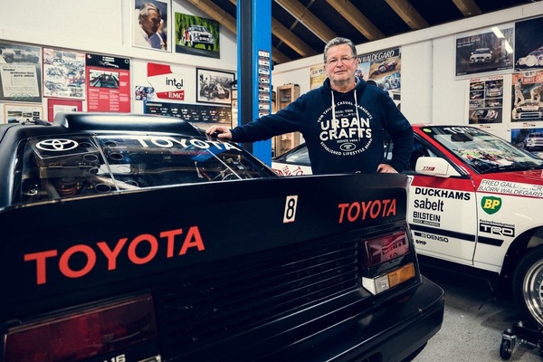 Ernst Kopp with the Toyota 222D