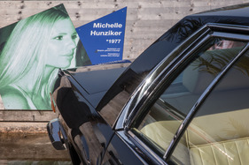 Eröffnung der Monteverdi-Ausstellung und der erneuerten Strassenverkehrshalle im Verkehrshaus Luzern - als Michelle Hunziker geboren wurde, waren die meisten Monteverdi Fahrzeuge bereits gebaut