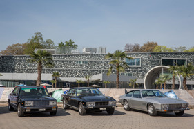 Eröffnung der Monteverdi-Ausstellung und der erneuerten Strassenverkehrshalle im Verkehrshaus Luzern - ein Monteverdi Tiara, ein 375/4 und ein 375 L