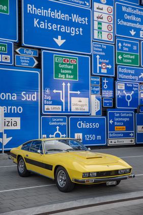 Eröffnung der Monteverdi-Ausstellung und der erneuerten Strassenverkehrshalle im Verkehrshaus Luzern - zur Eröffnung reisten einige der Gäste natürlich im Monterverdi an