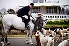 Eröffnung der Rennstrecke durch die Jäger - Goodwood Members Meeting 2016