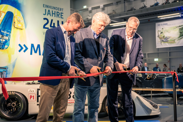 Bild: Eröffnung der Sonderausstellung "Einhundert Jahre 24h von Le Mans" im Technik-Museum Sinsheim