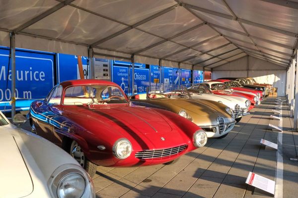 Opening ceremony of the Alfa Romeo Giulietta at the Swiss Museum of Transport