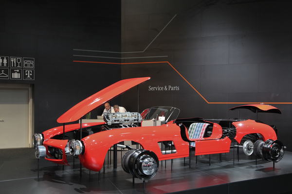 Ersatzteile für den 190 SL - Techno Classica Essen 2018