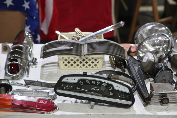 Ersatzteile gab es natürlich auch - Oldtimermesse St. Gallen am 30. Oktober 2016