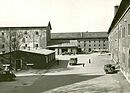 Image: Spare parts warehouse on Josef-Strobl-Platz behind the Auto Union administration building as the nucleus of the car industry in Ingolstadt