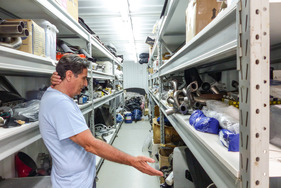 Spare parts warehouse