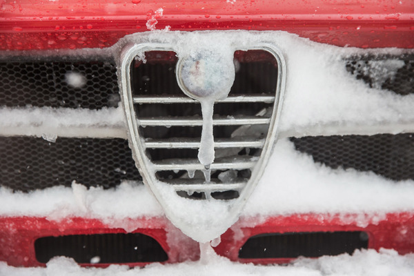 Erst bildete sich nur ein Zapfen, …