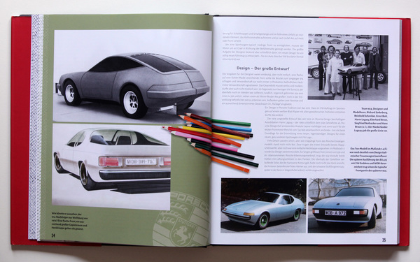 Erste Entwürfe für den Porsche 924 - Buch "Porsche 924 - Die perfekte Balance"