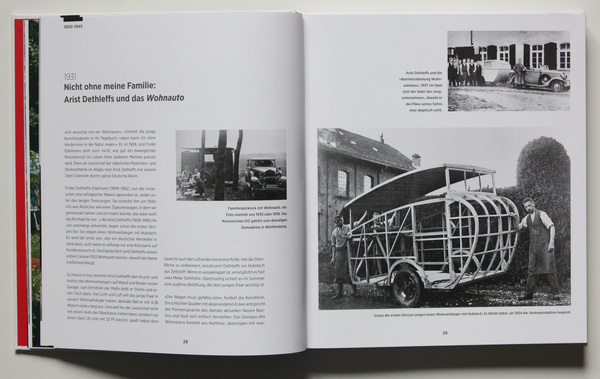 Erste Wohnwagen - Buch "In der Welt unterwegs – Die Geschichte des Caravanings"