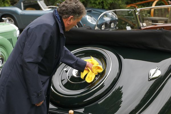 Es durfte vor allem am Samstag viel getrocknet werden - Concorso d'Eleganza Villa d'Este 2023