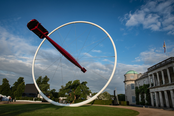 Es gab schon eindrücklichere Skulpturen in Goodwood - 31. Goodwood Festival of Speed 2024