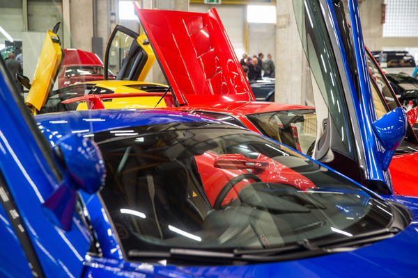 Bild Es geht doch nichts über Scheren- oder Flügeltüren - 40. Auto e Moto d'Epoca Bologna 2023