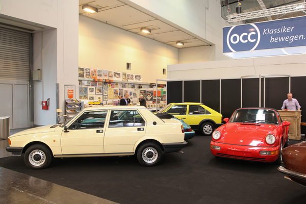 Bild: Es muss nicht immer Porsche sein - hier eine vermutlich deultich rarere Giulietta der Achtzigerjahre - gesehen an der Techno Classica 2016