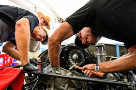 Work is underway - Porsche Rennsport Reunion 2018