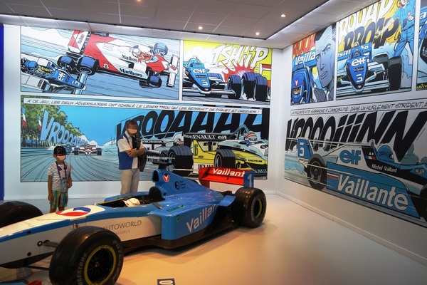 Bild Etewas für die Jugend - ein Raum für die Comicfigur Michel Vaillant - Museum Autoworld Brüssel