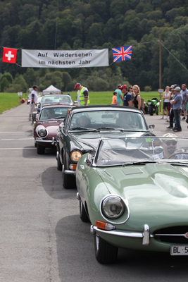 Etwas Stau gab es schon, aber andere Jahre war es deutlich schlimmer - British Car Meeting Mollis 2017