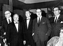 Eugen Böhringer/Rolf Knoll mit dem Präsidenten des Griechischen Automobilclubs un dem Verkehrsminister von Vronopolis - 11. Rallye Akropolis (1963)