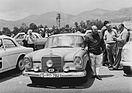 Eugen Böhringer mit dem Mercedes Benz 300SE - 11. Rallye Akropolis (1963)