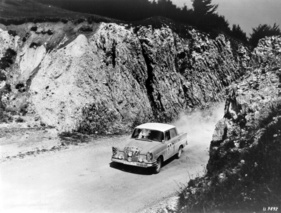 Eugen Böhringer und Hermann Eger im Mercedes Benz 220 SE - Rallye Lüttich-Sofia-Lüttich (1962)