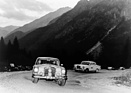 Eugen Böhringer und Hermann Eger im Mercedes Benz 220SEb - Rallye Lüttich-Sofia-Lüttich (1962)