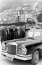 Eugen Böhringer und Hermann Socher im Mercedes Benz 220 SE - 29. Rallye Monte Carlo (1960)