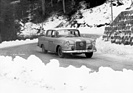 Eugen Böhringer und Peter Lang im Mercedes Benz 220 SE - 31. Rallye Monte Carlo (1962)