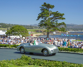 FIAT 1100 C Frua Barchetta (1946) - 3. Rang in der Klasse Q-2 beim Pebble Beach Concours d'Elegance 2024