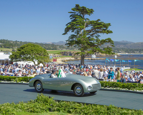 FIAT 1100 C Frua Barchetta (1946) - 3. Rang in der Klasse Q-2 beim Pebble Beach Concours d'Elegance 2024