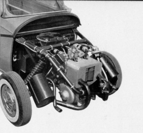 FMR Tg 500 (1958) - Triebwerk gut zugänglich, behauptet der Verkaufsprospekt