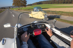 FMR Tg 500 (1959) - doppelt soviel Leistung hatte der "Tiger" im Vergleich zum normalen Messerschmitt "Karo"