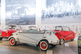 FMR Tiger TG500 Roadster (1959) - der vielleicht sportlichste Kabinenroller überhaupt, 494 cm3 Zweizylinder - Microcars-Sonderschau Pantheon 2022/2023