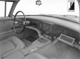 Facel-Vega (1958) - sehr sorgfältig verarbeitetes Interieur und Armaturenbrett