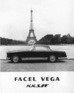 Facel-Vega HK 500 (1959) - offizielles Werkfsfoto - vor dem Eifelturm in Paris