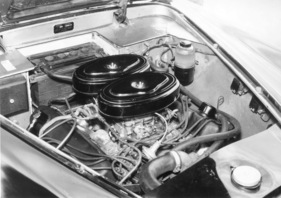 Facel-Vega HK 500 (1960) - Blick in den Motorraum