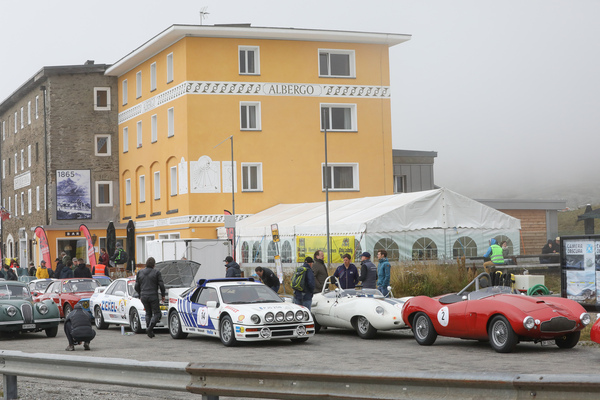 Image: Driver position at the top of the pass - Bernina Gran Turismo 2023 mountain race