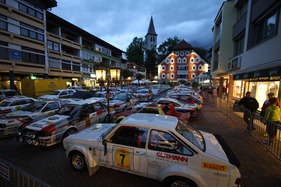 Fahrerlager bei den Gruppe B Rallyelegenden in Saalfelden am Steinernen Meer Fahrerlager bei den Gruppe B Rallyelegenden in Saalfelden am Steinernen Meer