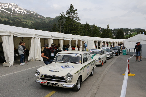 Fahrerlager in Lenzerheide 2019