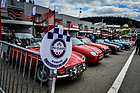 Fahrerlager mit Clubfahrzeugen an der Spa Classic 2016