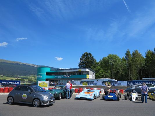 Image: Vehicles at the Lignières Historique press conference on July 1, 2014