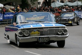 Fahrzeuge der Bosch Boxberg Klassik Rallye am Solitude Revival 2011