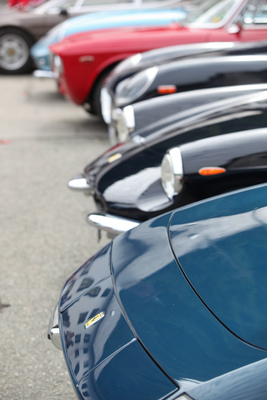 Bild: Farben und Formen italienischer Autokunst - Passione Engadina 2016