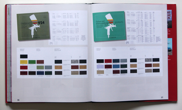 Bild Farbmuster und Daten - Buch "Porsche 924 - Die perfekte Balance"