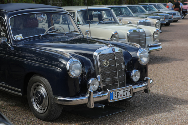 Fast 50 Jahre Mercedes-Modellpalette - 18. ASC-Classic-Gala Schwetzingen 2022