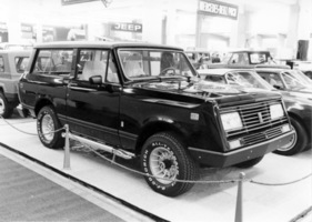 Felber Oasis (1979) - auf der Basis des International Scout, mit neuer Front - Genfer Automobilsalon 1979