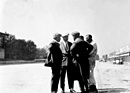 Ferdinand Porsche, Alfred Neubauer und Otto Merz - Grosser Preis von Deutschland für Sportwagen auf dem Nürburgring (1928)