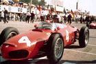 Ferrari 156 (1961 - Graf Berghe von Trips im Mittelmotor-Monoposto in Monza im Jahre 1961