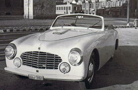 Ferrari 166 Inter Cabriolet (1949) - offered as lot 056 at the Bonhams Quail sale on August 19, 2022